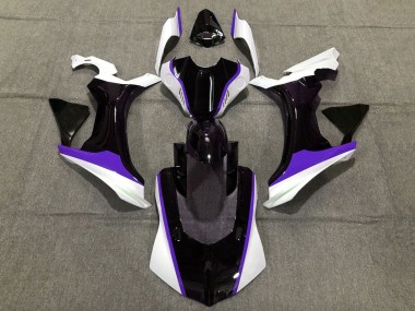 Migliori Carena Moto Yamaha YZF 1000 R1 2020-2025 - Bianco Viola Nero Lucido