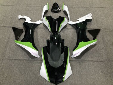 Migliori Carena Moto Yamaha YZF 1000 R1 2020-2025 - Bianco Verde Nero Lucido