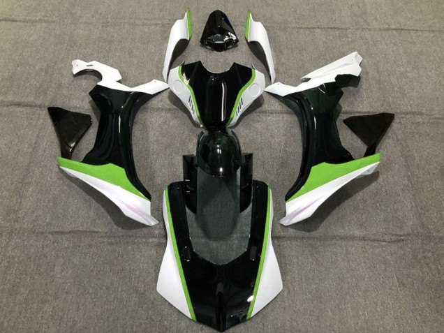 Migliori Carena Moto Yamaha YZF 1000 R1 2020-2025 - Bianco Verde Nero Lucido