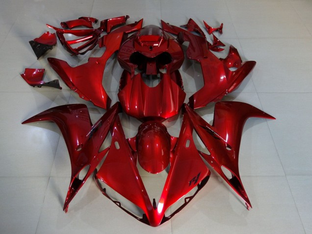 Migliori Carena Moto Yamaha YZF 1000 R1 2004-2006 - Caramella Rosso