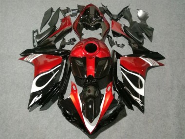 Migliori Carena Moto Yamaha YZF 1000 R1 2007-2008 - Rosso Bianco Nero
