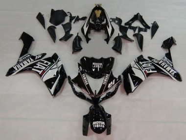Migliori Carena Moto Yamaha YZF 1000 R1 2007-2008 - Bianco Nero Fiat