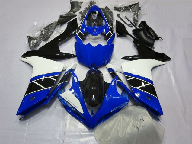 Migliori Kit Carena Moto ABS Yamaha YZF 1000 R1 2007-2008 - Blu Bianco Nero