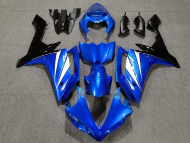 Migliori Carena Moto Yamaha YZF 1000 R1 2007-2008 - Blu Bianco Nero