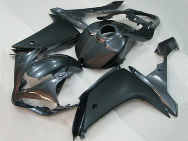 Migliori Carena Moto Yamaha YZF 1000 R1 2007-2008 - Argento Scuro Nero Opaco