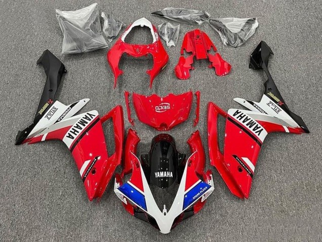 Migliori Carena Moto Yamaha YZF 1000 R1 2007-2008 - Rosso Bianco Blu Nero