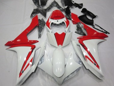 Migliori Carena Moto Yamaha YZF 1000 R1 2007-2008 - Bianco Rosso