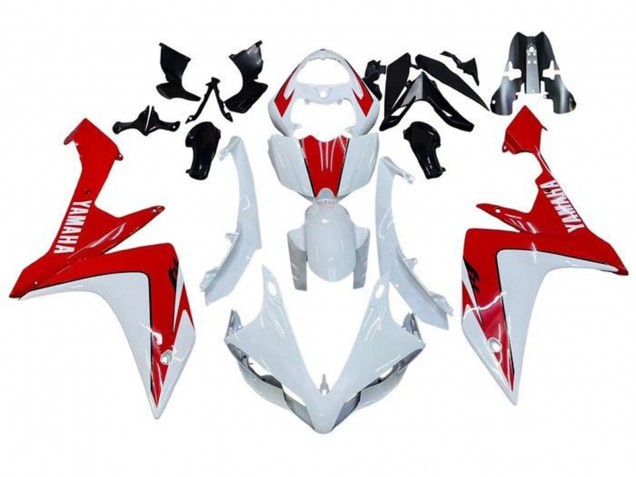 Migliori Carena Moto Yamaha YZF 1000 R1 2007-2008 - Bianco Rosso