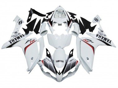 Migliori Carena Moto Yamaha YZF 1000 R1 2007-2008 - Bianco Rosso Nero Banda M1