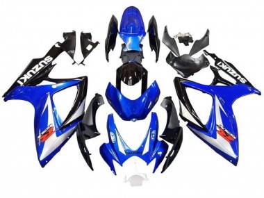 Migliori Carena Moto Suzuki GSXR 600 / GSXR 750 2006-2007 - Blu Bianco Nero Rosso