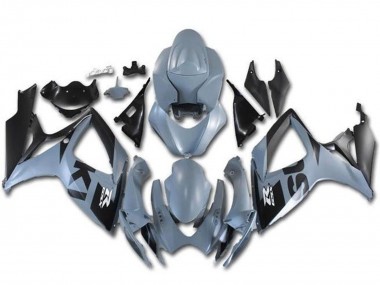 Migliori Carena Moto Suzuki GSXR 600 / GSXR 750 2006-2007 - Grigio Nero
