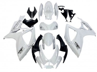 Migliori Carena Moto Suzuki GSXR 600 / GSXR 750 2006-2007 - Bianco Nero