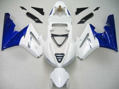 Migliori Carena Moto Triumph Daytona 675 Triple 2009-2012 - Bianco Blu