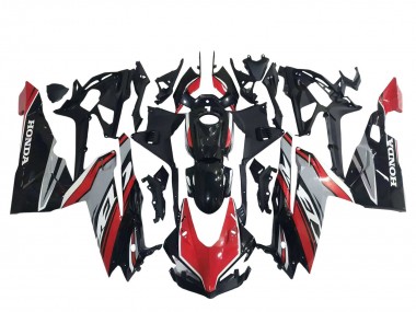 Migliori Carena Moto Honda CBR250RR 2017-2022 - Rosso Argento Nero Lucido