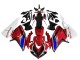 Migliori Carena Moto Honda CBR250RR 2017-2022 - Rosso Blu Bianco