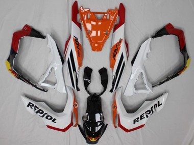 Migliori Carena Moto Honda ADV150 2018-2021 - Bianco Arancia Rosso Giallo Nero Lucido Repsol