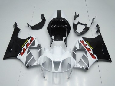 Migliori Carena Moto Honda VTR1000 2000-2006 - Bianco Nero Lucido