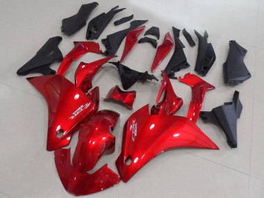 Migliori Carena Moto Honda CBR250RR 2011-2015 - Rosso Nero Opaco
