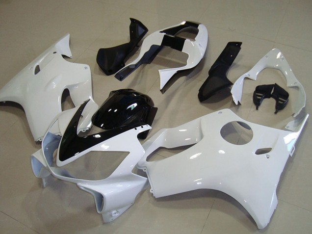 Migliori Carena Moto Honda CBR600 F4i 2001-2003 - Bianco Nero Lucido