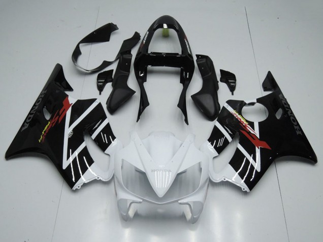 Migliori Carena Moto Honda CBR600 F4i 2001-2003 - Bianco Nero Lucido F Sport