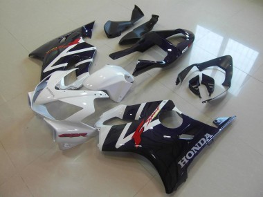 Migliori Carena Moto Honda CBR600 F4i 2001-2003 - Bianco Nero Lucido F Sport