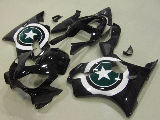Migliori Carena Moto Honda CBR600 F4i 2001-2003 - Bianco Nero Lucido Stella