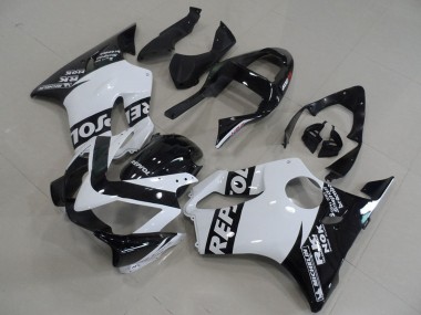 Migliori Carena Moto Honda CBR600 F4i 2001-2003 - Bianco Nero Lucido Repsol