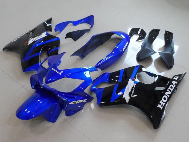 Migliori Carena Moto Honda CBR600 F4i 2004-2007 - Blu Nero Lucido
