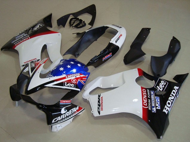 Migliori Carena Moto Honda CBR600 F4i 2004-2007 - Bianco Rosso Blu Nero Lucido Stella Lee Carrera