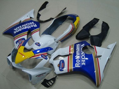 Migliori Carena Moto Honda CBR600 F4i 2004-2007 - Bianco Blu Giallo Rothmans