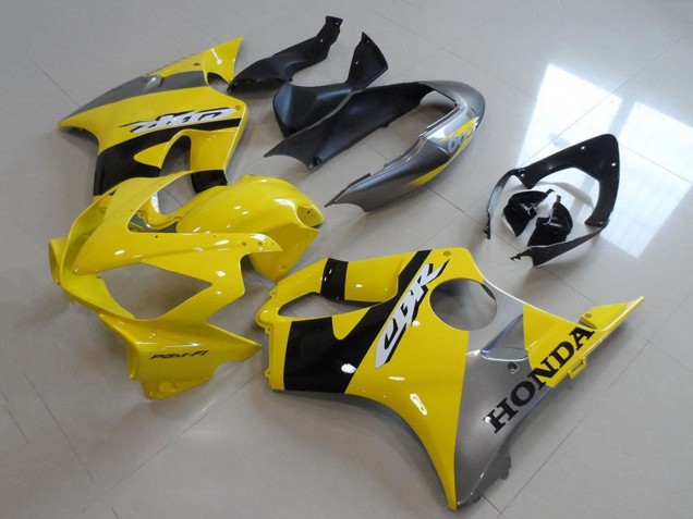 Migliori Carena Moto Honda CBR600 F4i 2004-2007 - Giallo Argento Nero Lucido