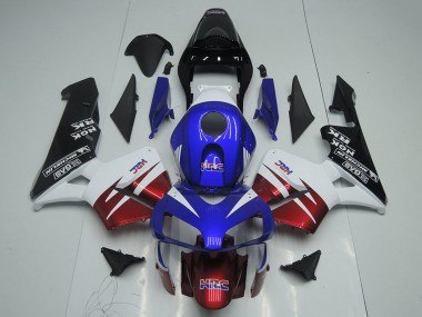 Migliori Carena Moto Honda CBR600RR 2003-2004 - Bianco Rosso Blu Nero Lucido HRC