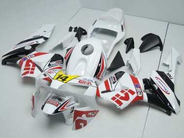 Migliori Carena Moto Honda CBR600RR 2003-2004 - Bianco Rosso Giallo Nero Lucido Givi 14