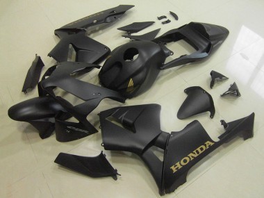 Migliori Carena Moto Honda CBR600RR 2003-2004 - Nero Opaco Oro Decal