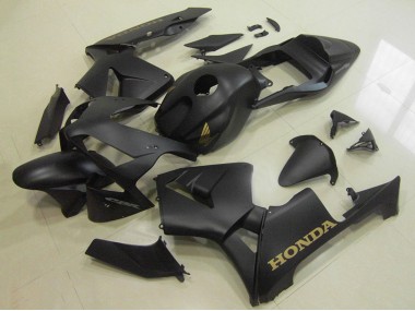 Migliori Carena Moto Honda CBR600RR 2003-2004 - Nero Opaco Oro Decal