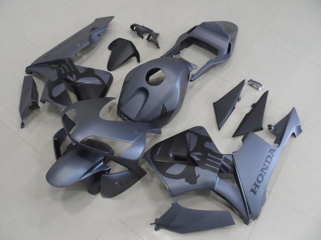 Migliori Carena Moto Honda CBR600RR 2003-2004 - Grigio Opaco Nero