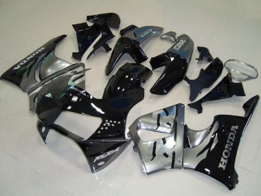 Migliori Carena Moto Honda CBR900RR 919 1998-1999 - Argento Nero Lucido