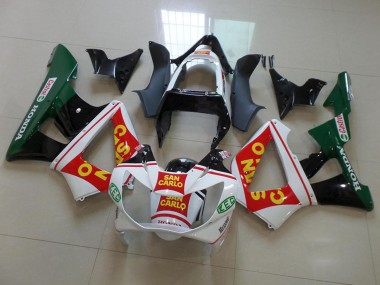 Migliori Carena Moto Honda CBR900RR 929 2000-2001 - Bianco Rosso Verde Nero Lucido San Carlo