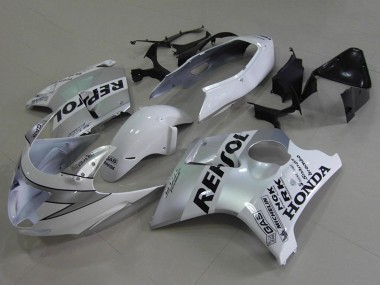 Migliori Carena Moto Honda CBR1100XX Blackbird 1996-2007 - Bianco Nero Repsol