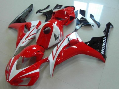 Migliori Kit Carena Moto Completo Honda CBR1000RR 2006-2007 - Bianco Rosso Nero Lucido