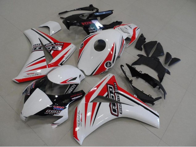 Migliori Carena Moto Honda CBR1000RR 2008-2011 - Bianco Rosso Nero Lucido HRC