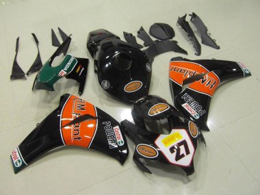 Migliori Carena Moto Honda CBR1000RR 2008-2011 - Nero Lucido Arancia HM Plant 27