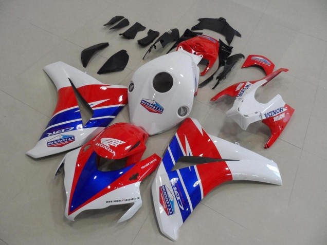Migliori Carena Moto Honda CBR1000RR 2008-2011 - Bianco Rosso Blu TT Legends Motul