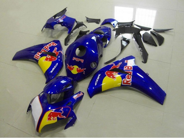 Migliori Carena Moto Honda CBR1000RR 2008-2011 - Blu Giallo Bianco Red Bull