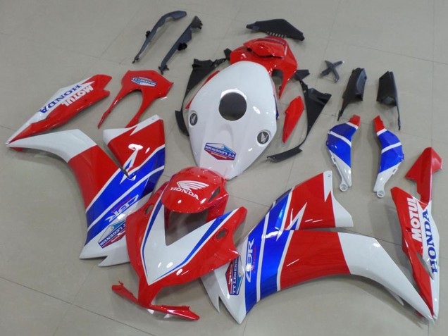 Migliori Carena Moto Honda CBR1000RR 2012-2016 - Bianco Rosso Blu TT Legends
