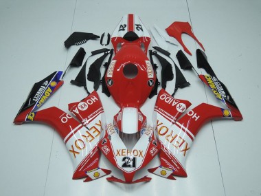 Migliori Carena Moto Honda CBR1000RR 2012-2016 - Bianco Rosso Nero Lucido Xerox 21