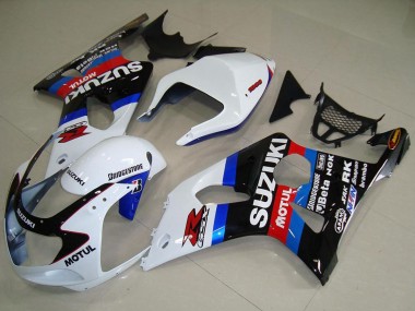 Migliori Carena Moto Suzuki GSXR 1000 2000-2002 - Bianco Blu Nero Rosso Motul