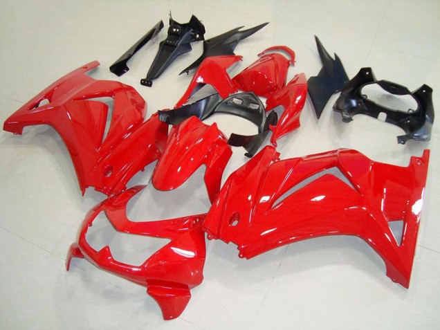 Migliori Carena Moto Kawasaki ZX250R 2008-2012 - Rosso Nero