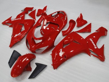 Migliori Carena Moto Kawasaki ZX10R 2006-2007 - Rosso Bianco
