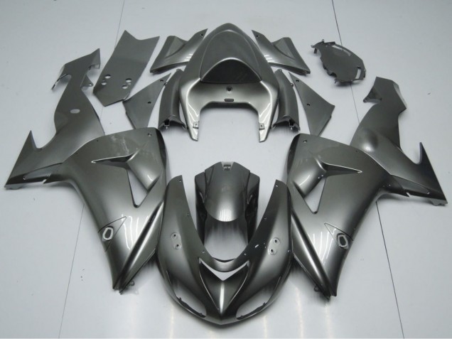 Migliori Carena Moto Kawasaki ZX10R 2006-2007 - Grigio Lucido